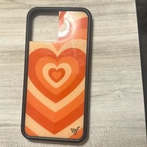 Wildflower orange hearts case for iPhone 12pro max